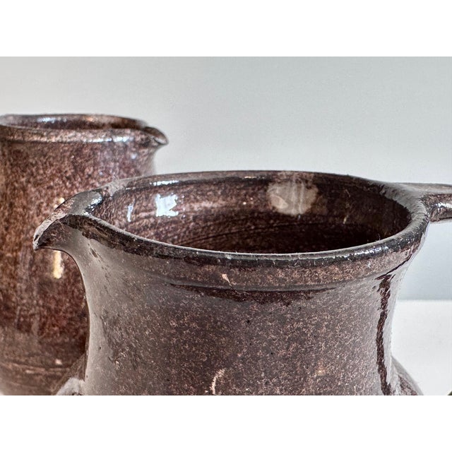 Handmade Ceramic Art Jugs from Serocka, Germany, 1970s, Set of 2 For Sale - Image 4 of 13
