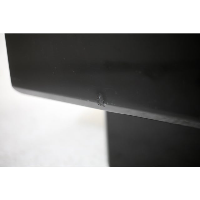 Lacquered Wood Coffee Table with Oblique Sides, France, 1970s For Sale - Image 9 of 18