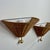 Mid-Century Rattan and Brass Wall Lights, Austria, 1960s, Set of 2 For Sale - Image 10 of 17