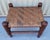Rustic Early 20thc Walnut Foot Stool For Sale - Image 3 of 7