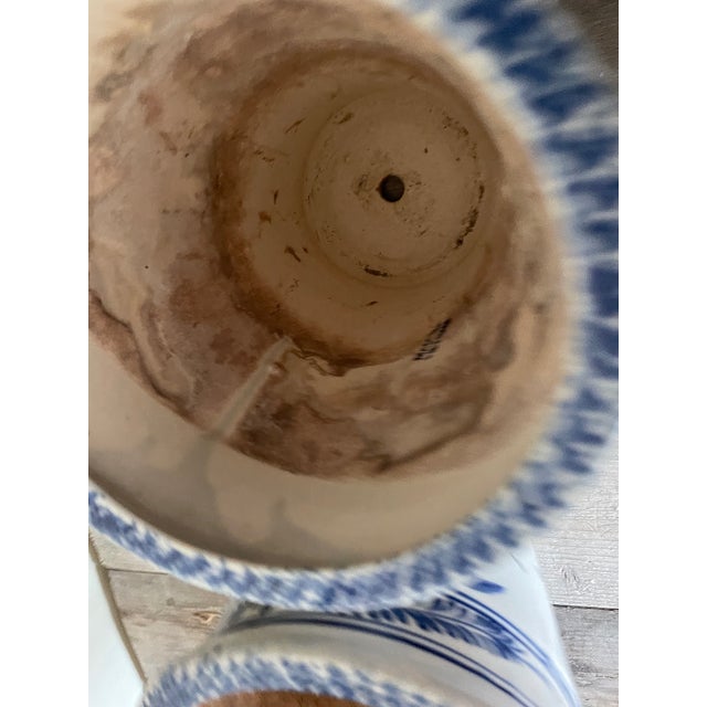 Blue Vietnam Plant Pot Set, 1960s, Set of 3 For Sale - Image 8 of 13