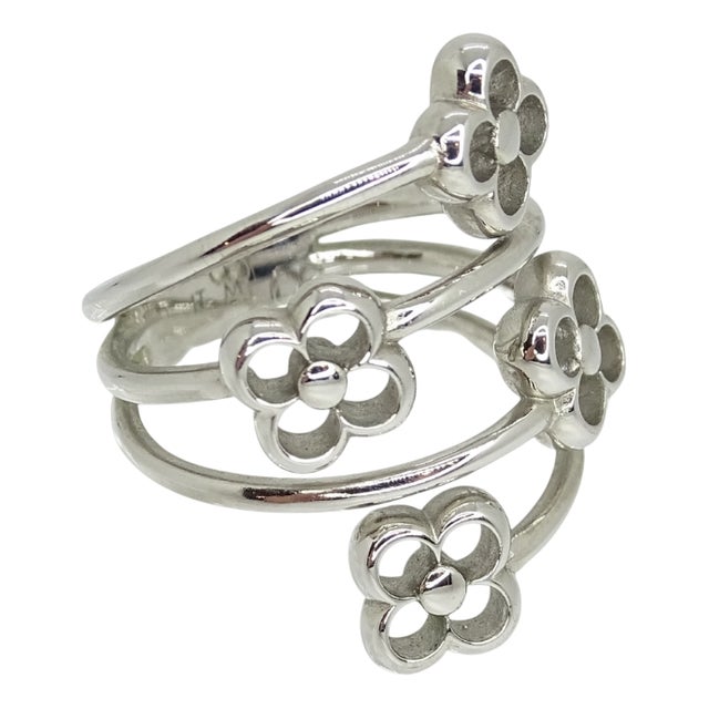 Monogram Flower Ring from Louis Vuitton, 1990s For Sale