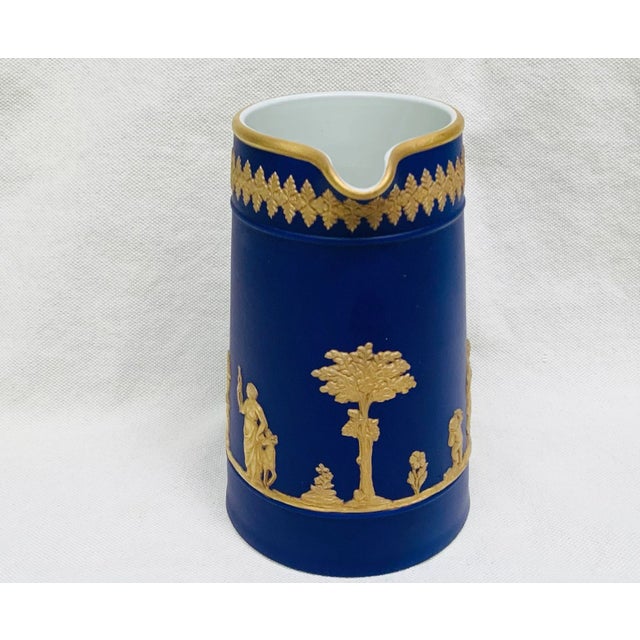 Ornamental & Decorative Materials English Jasperware Large Ewer, Circa 1900 For Sale - Image 7 of 12