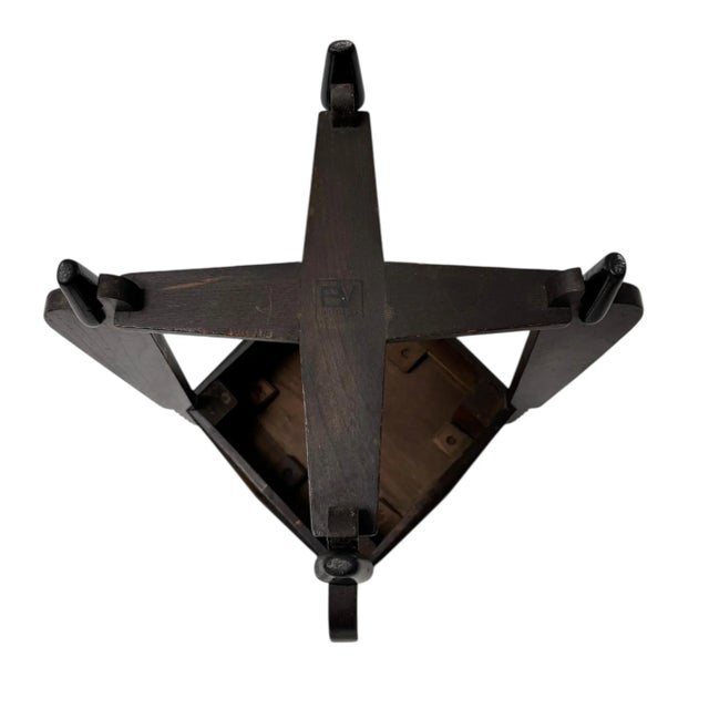 Art Deco Amsterdam School Side Table by Architect Christiaan Bartels, 1920s For Sale - Image 9 of 14