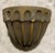 Art Deco Antique Art Deco Style Ribbed Bronze Ceiling Light Plate For Sale - Image 3 of 4