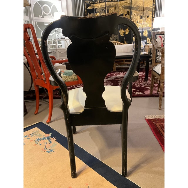Mid 19th Century Chinoiserie Antique Chair For Sale - Image 5 of 6