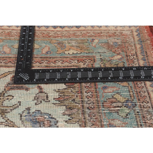 Mid 20th Century Earthy Vintage Persian Tabriz Rug, 11'01 X 14'05 For Sale In Dallas - Image 6 of 10