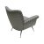 Armchair designed by Gigi Radice for Minotti with solid wood structure and metal legs. Upholstery in cotton with...