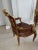 Brown Vintage Armchair in Style of Francois Linke, Paris For Sale - Image 8 of 9
