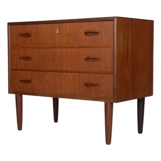 Scandinavian Teak Chest of Drawers, 1960s For Sale