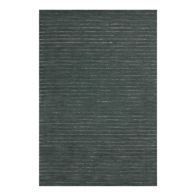 Chris Loves Julia x Loloi Henry Denim / Ivory 2'-3" x 3'-9" Runner Rug For Sale