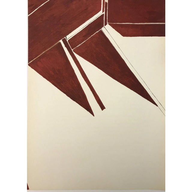 Contemporary Palazuelo Original Lithograph Dm00373 Derriere Le Miroir 1955 For Sale - Image 3 of 3