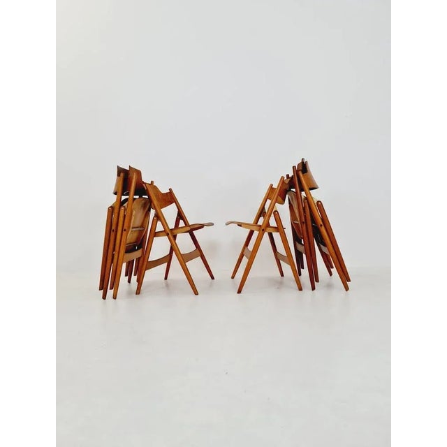 Austrian Model SE18 Folding Chair by Egon Eiermann for Wilde & Spieth, 1950s For Sale - Image 9 of 10