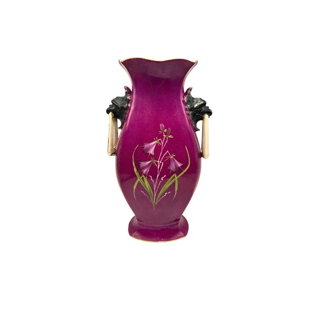 French 19th Century "Vieux Paris" Vase For Sale - Image 3 of 5
