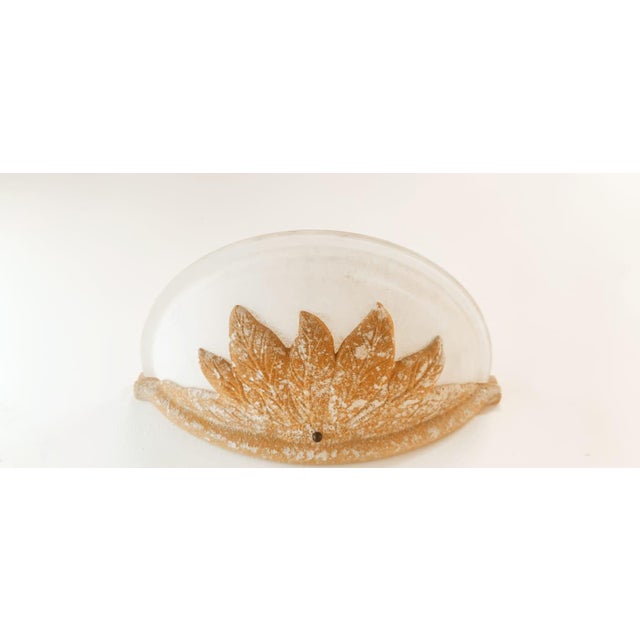 Ceramic Wall Light with Glass For Sale - Image 5 of 8