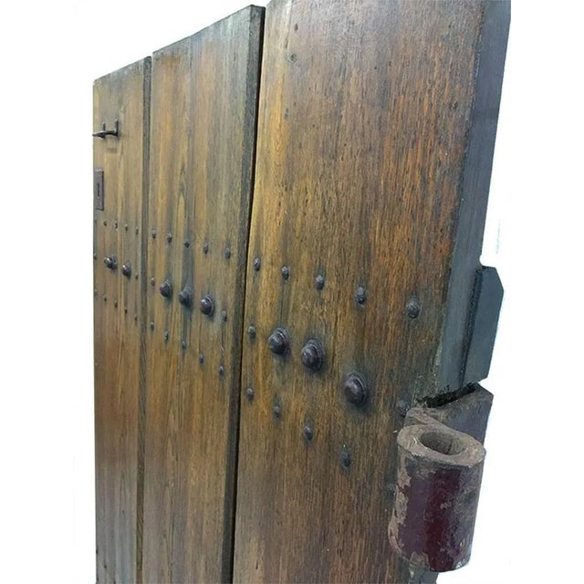 Dutch Oak Door from Church, the Haque For Sale - Image 9 of 10