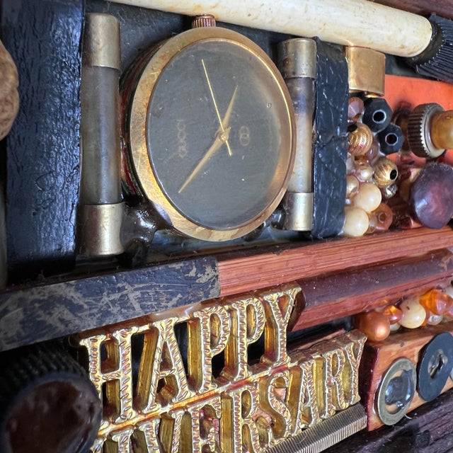 1990s Original Jos. Carmassi Mixed Media Assemblage “Outer Space” (1992) For Sale - Image 5 of 10