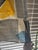 1980s VTG 80s Marimekko Sine Geometric Cafe Curtain Panels 27x38 Memphis Dan River Set For Sale - Image 5 of 8