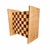 Handmade Chessboard with Chess Pieces by Giuseppe Deepak Benti, Set of 33 For Sale - Image 3 of 7