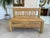 Solid provincial natural wood bench, rustic style. Dimensions: Height x Width x Depth 90 x 140 x 49 cm. Very attractive...