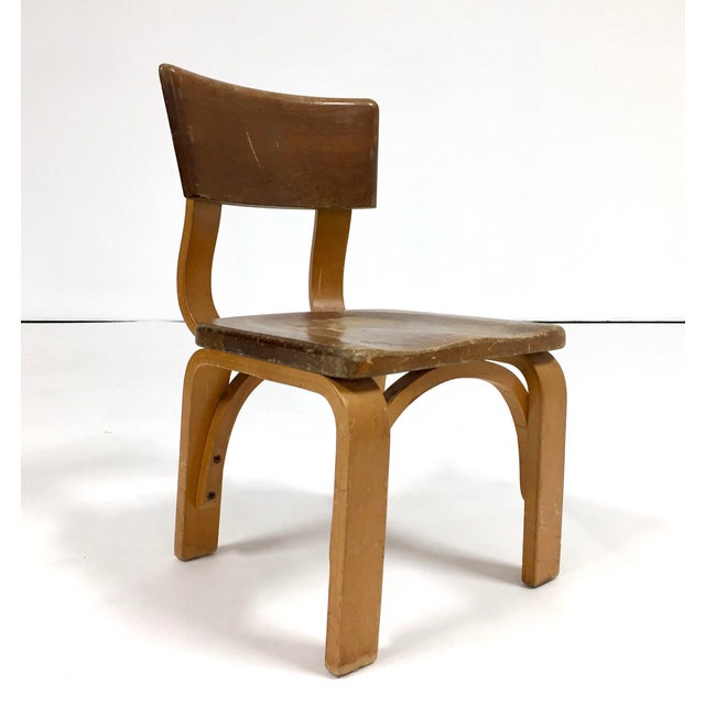 Mid Century Modern Bentwood Thonet Children's Chair | Chairish