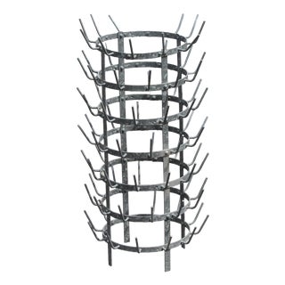 Metal Kitchen Rack with Hooks, 1970s For Sale