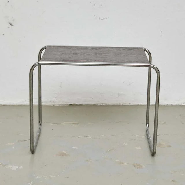 1960s Wood and Steel Table by Marcel Breuer for Gavina, 1960 For Sale - Image 5 of 11