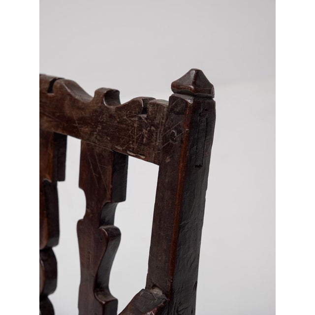 French Provincial Oak Armchair, 18th Century For Sale - Image 10 of 14