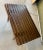 Mid-Century Modern Vintage 1960s Slat Bench Coffee Table For Sale - Image 3 of 10