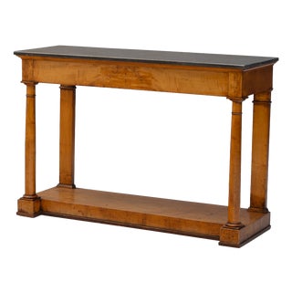 Marble Top Console, 1850 For Sale