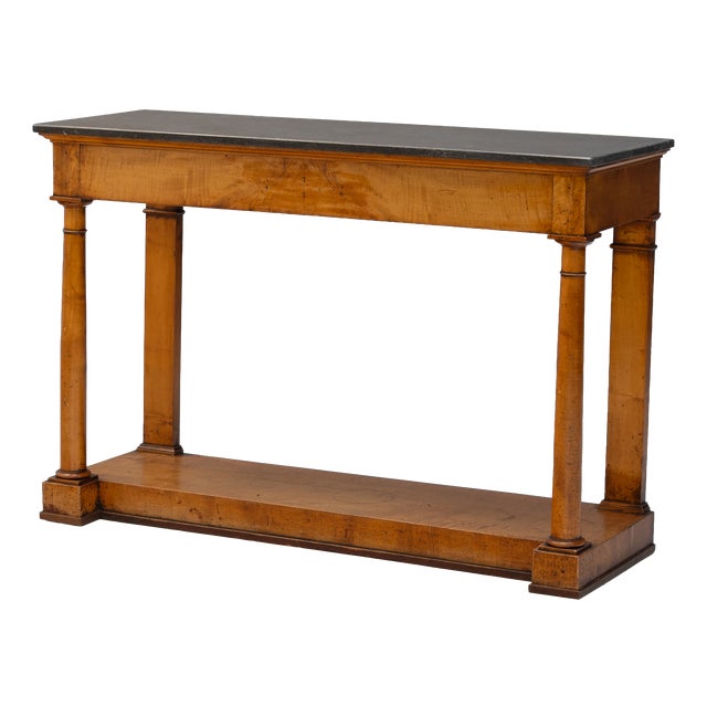 Marble Top Console, 1850 For Sale