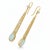 Not Yet Made - Made To Order Art Nouveau Opal Drop Earrings Silver, Gold, A Pair For Sale - Image 5 of 8
