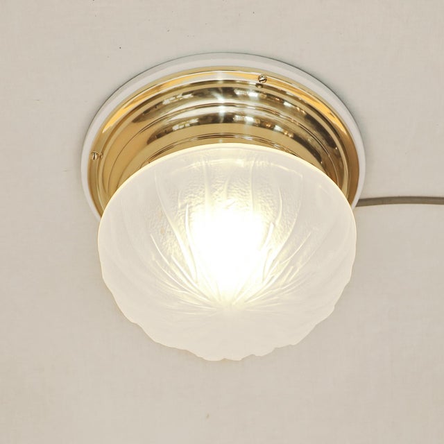 Art Nouveau Art Deco Ceiling Lamp, 1890s For Sale - Image 3 of 6