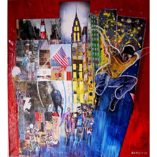Are you ready for New York? is one of the best works of the artist Giuseppe Zumbolo. It is made on canvas painted in mixed...