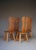 Brutalist Oak Dining Chairs from De Puydt, 1970s, Set of 4 For Sale - Image 4 of 17