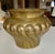 1950s Italian Hammered Brass Scalloped Jardinière Planter For Sale - Image 5 of 15