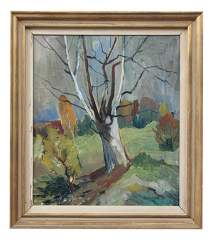 Bo Alnerud, Tree, 1947, Oil on Panel