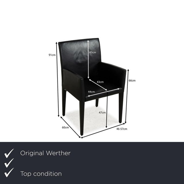 The Classic chair set from Werther, consisting of a total of six chairs, two of which are designed as armrests, impresses...