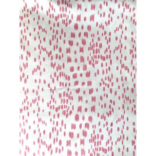 Brunschwig and Fils Les Touches Pink Fabric - 4 Yards For Sale