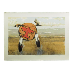 Larry Fodor "Shield Series 1" Serigraph on Paper Hand Signed Make an Offer!