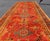 Red and Light Blue Wide Antique Turkish Oushak Gallery Runner For Sale - Image 14 of 18