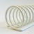 Late 20th Century Vintage White Metal Coil Letter Holder For Sale - Image 5 of 9