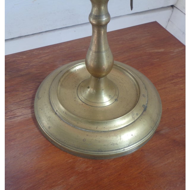 Bouillotte Table Lamp with Octagonal Hat in Printed Parchment, 1930s For Sale - Image 18 of 18