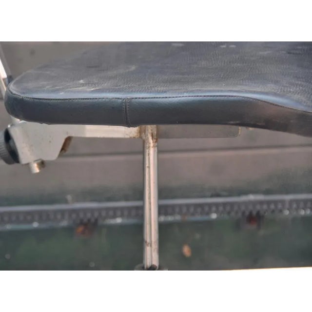 Vintage Adjustable Doctors Chair For Sale - Image 4 of 11