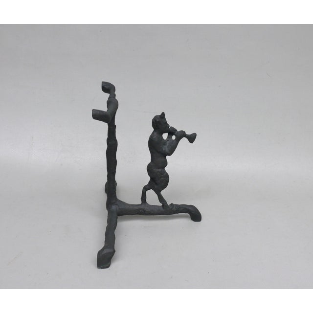 Faun Bookends from Axel Kasseböhmer, 1990s, Set of 2 For Sale - Image 4 of 17