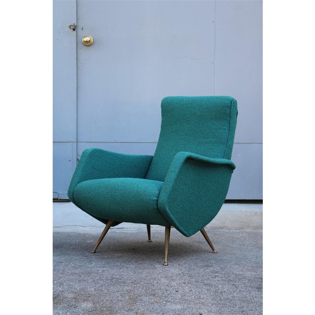 Armchairs by Aldo Morbelli for Isa Bergamo, Italy, 1950s, Set of 2, in Very Good conditions. Designed 1950 to 1959 This...
