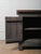 Charcoal Sideboard With Aged Wooden Top and Plank Detail For Sale In Greensboro - Image 6 of 11