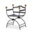 Metal Tara Shaw for Century Furniture Dante Iron Savonarola Chair For Sale - Image 7 of 7