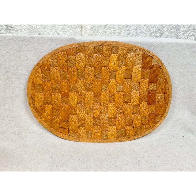 Vintage Woven Bamboo PlacematsSet of 6 Chairish