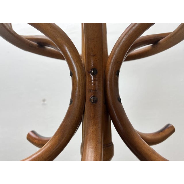 Mid-Century Modern Free Standing Coat Rack in the style of Thonet, 1950s For Sale - Image 3 of 15